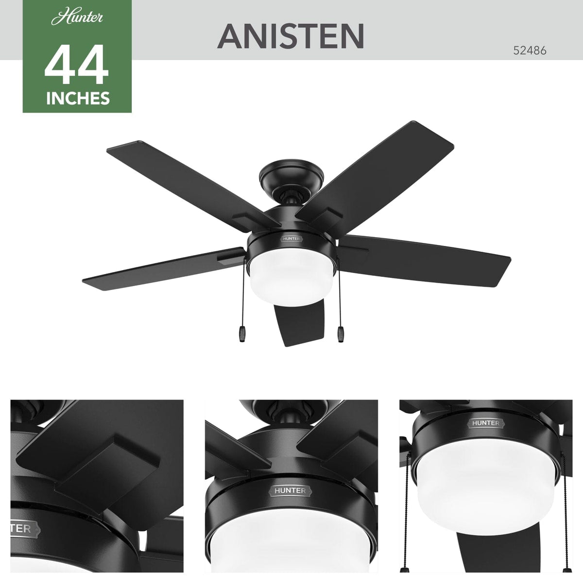 Anisten with LED Light 44 inch