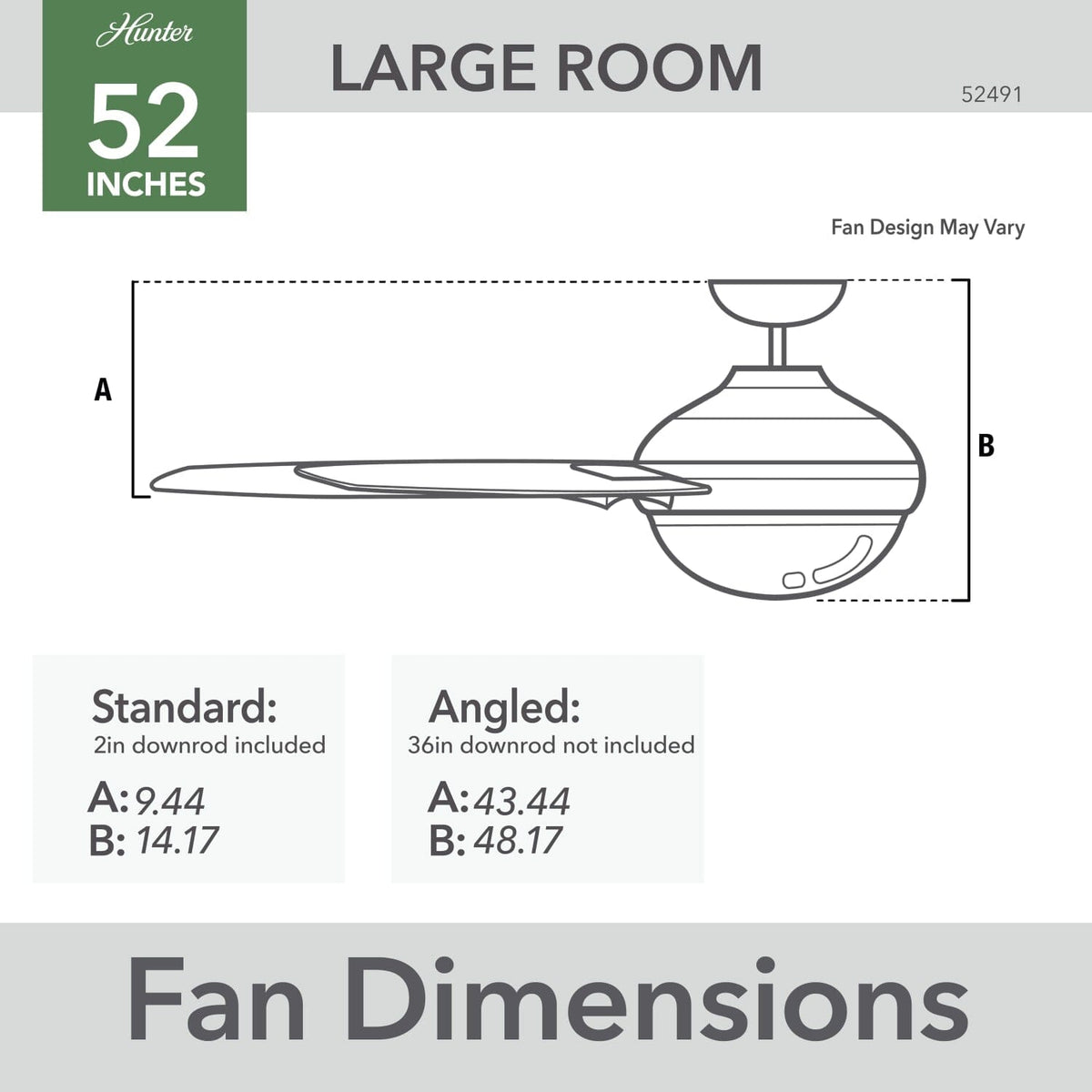 Bardot LED Light 52 inch