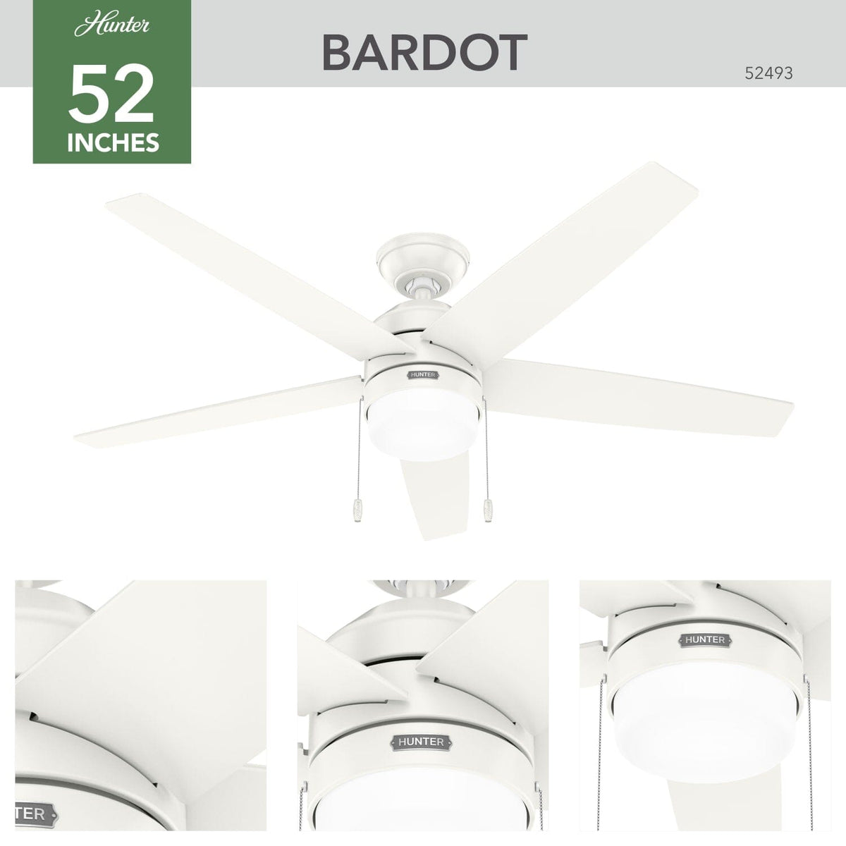 Bardot LED Light 52 inch