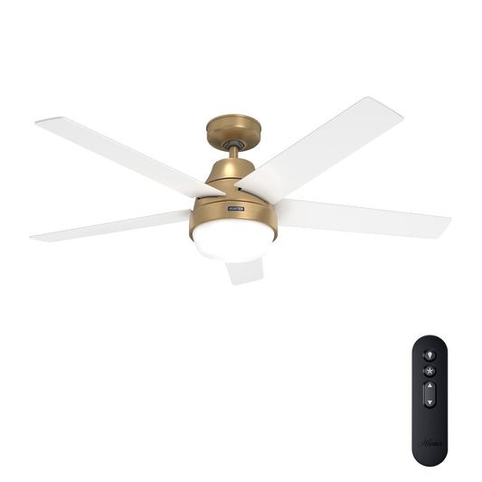 Aerodyne Indoor Smart Fan with LED Light 52 inch with Remote