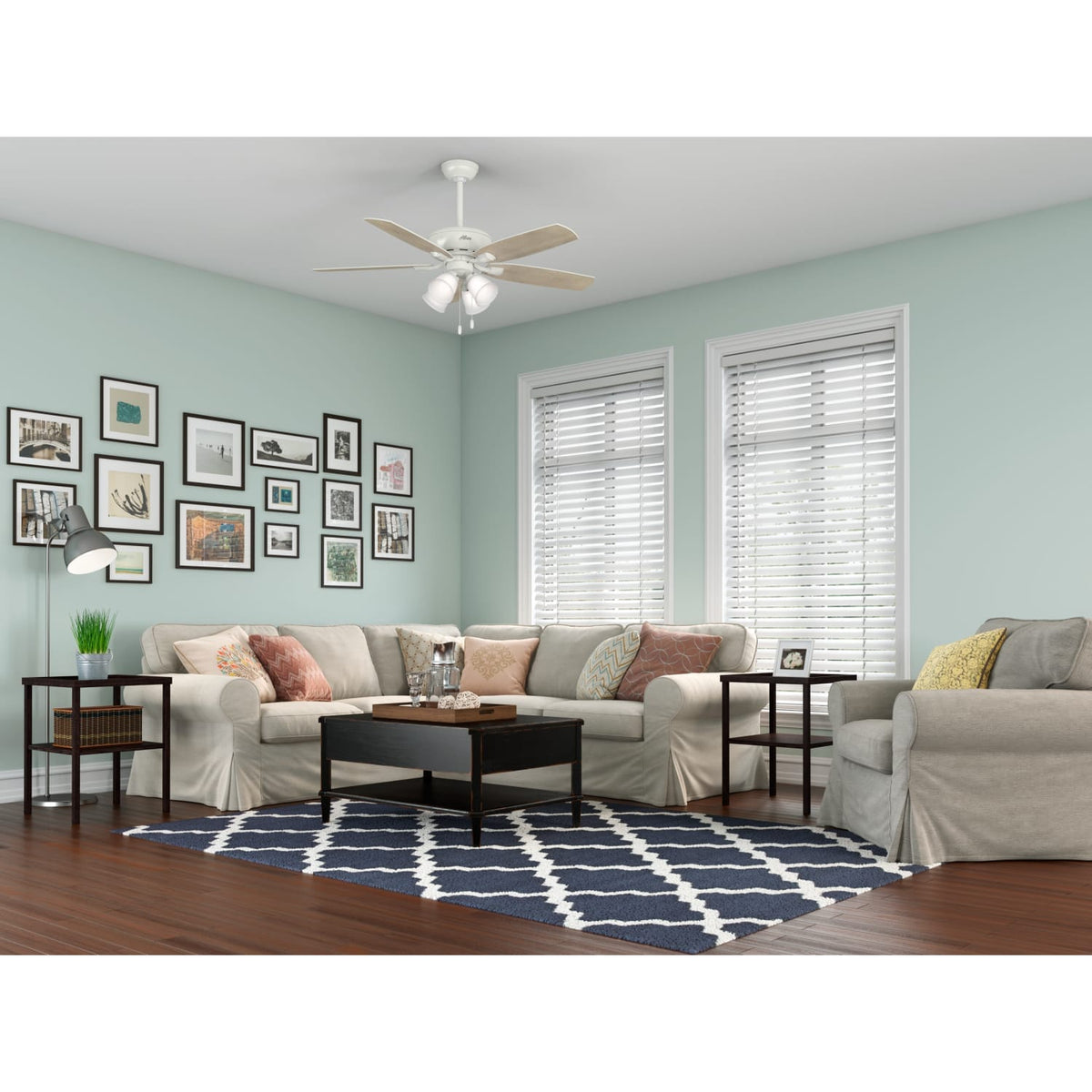 Amberlin with 4 LED Lights 52 inch