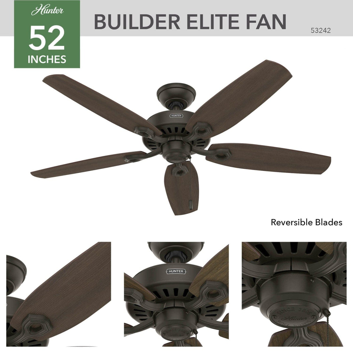 Builder Elite 52 inch