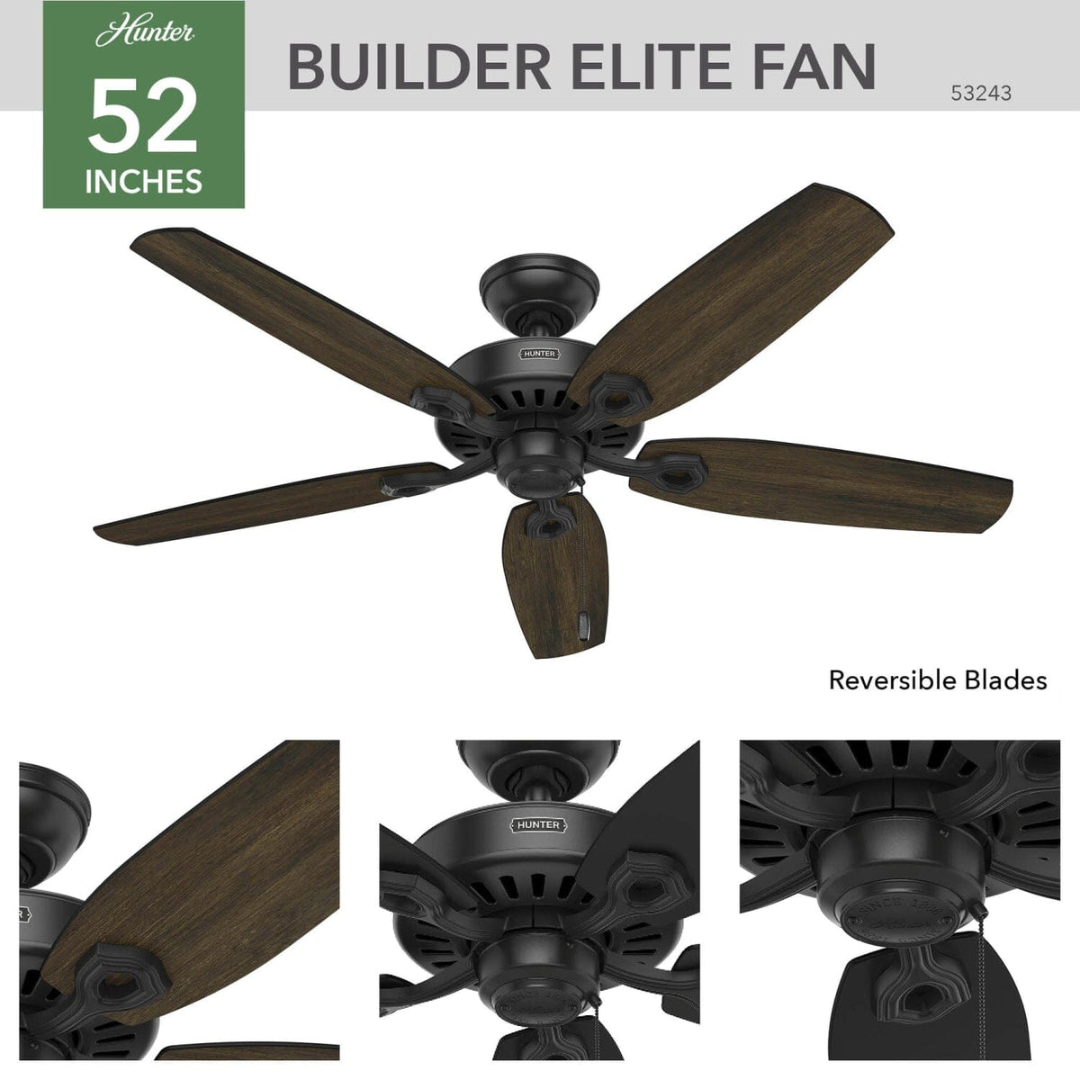 Builder Elite 52 inch