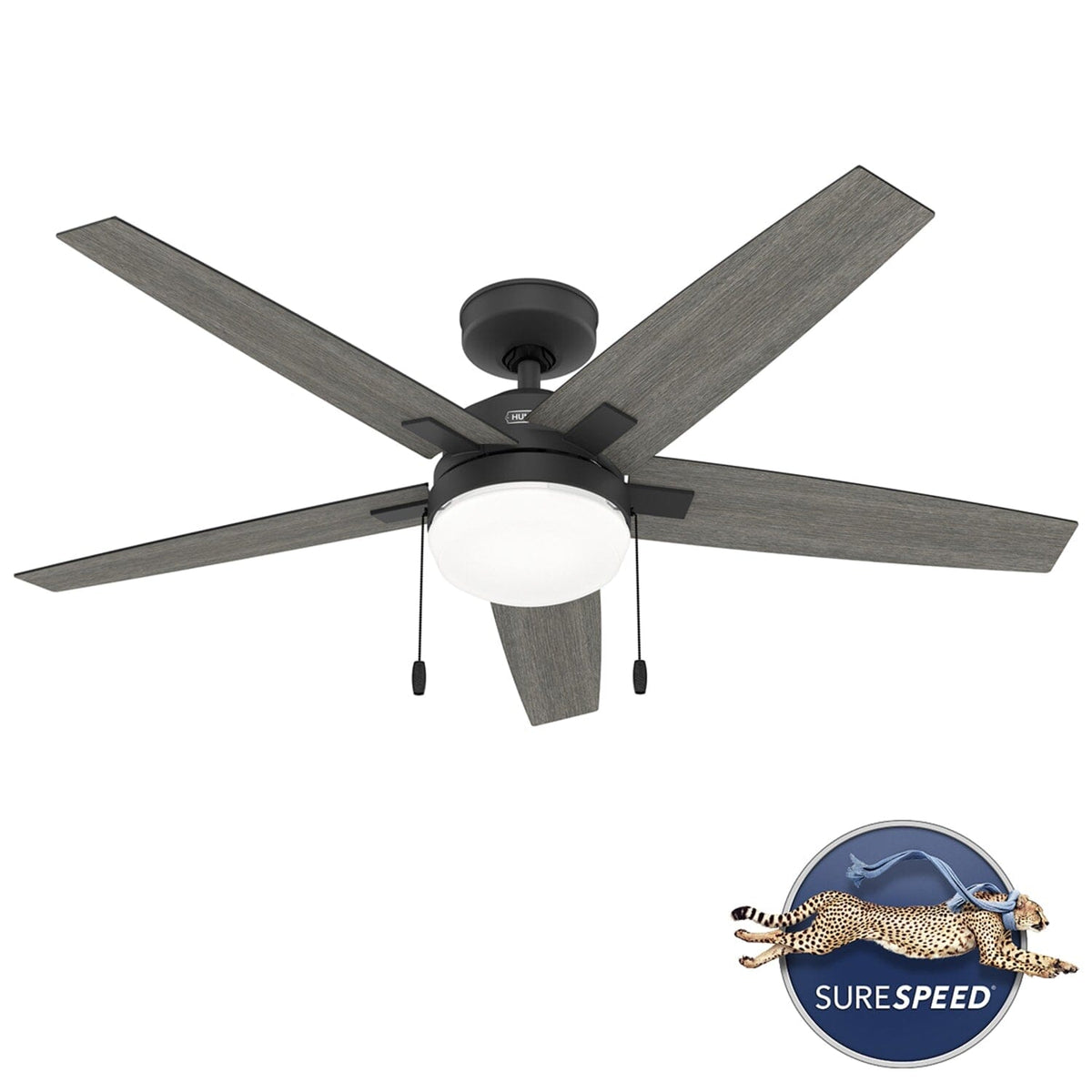 44in Indoor Ceiling Fan with LED Light