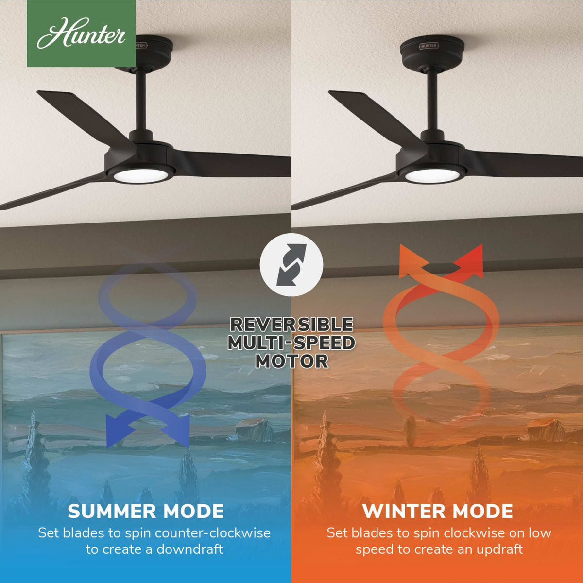 ZenTech 3 Blade Outdoor Smart Fan 52 inch