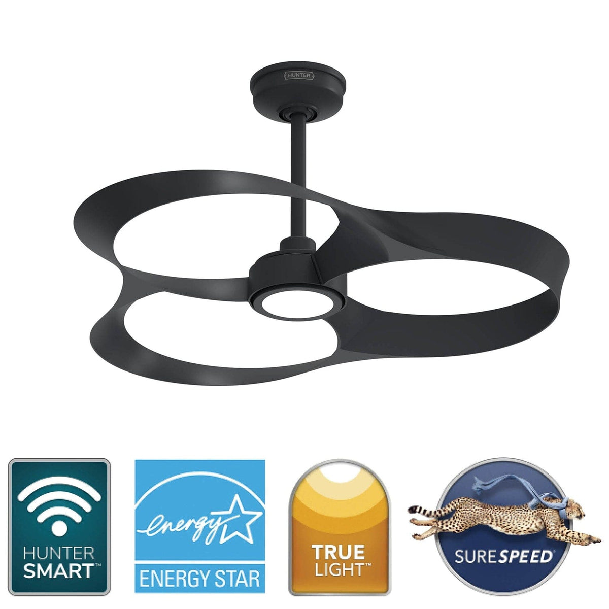 ZenTech Bladeless Indoor Outdoor with LED Light