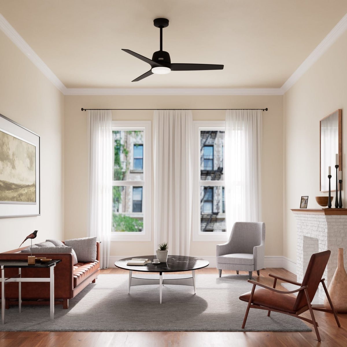Malden Jasmine Roth Indoor 52inch with LED and Remote