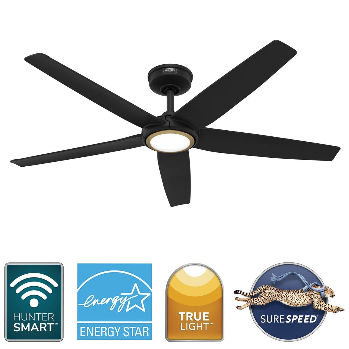 ZenTech 5 Blade Outdoor Smart Fan 52 inch