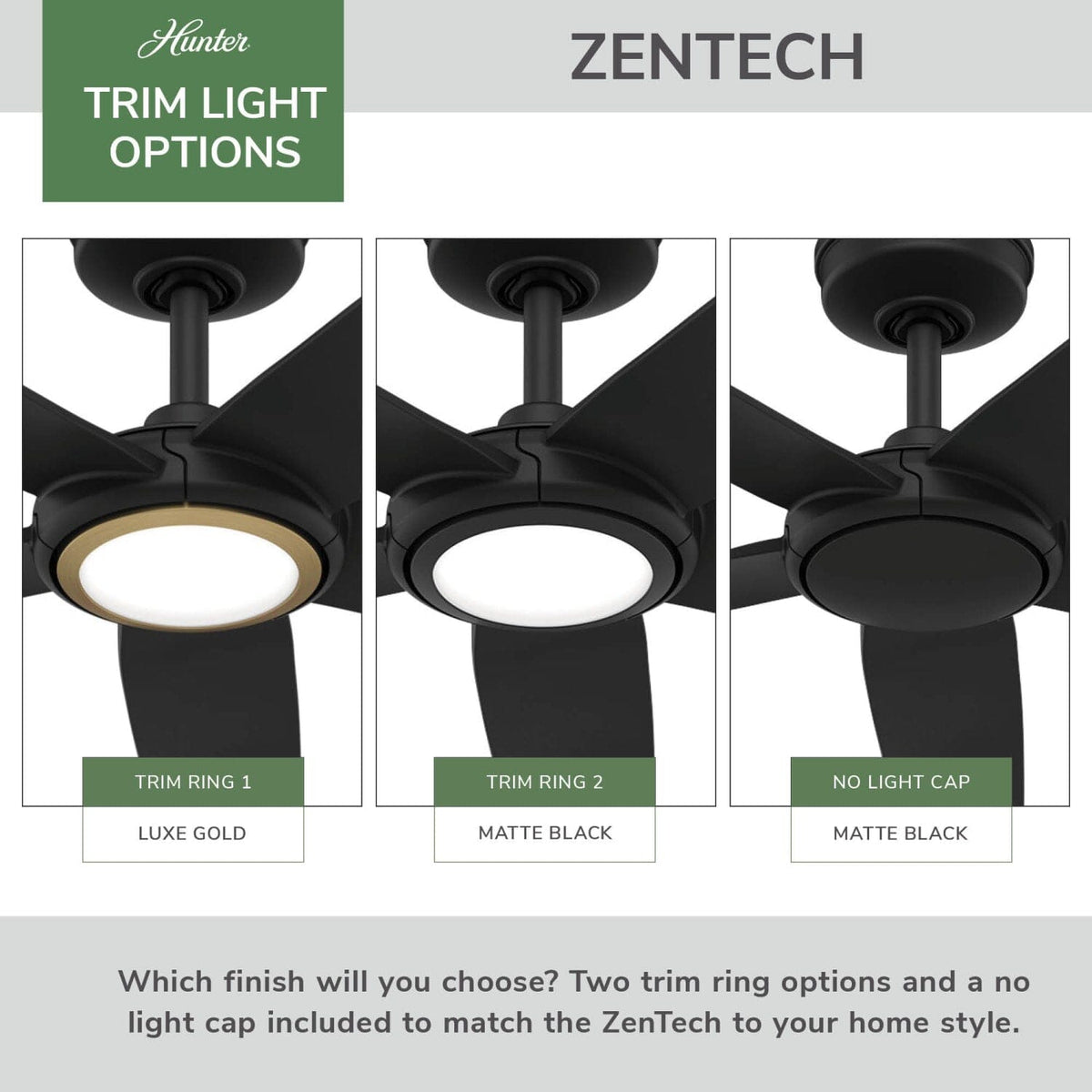 ZenTech 5 Blade Outdoor Smart Fan 52 inch