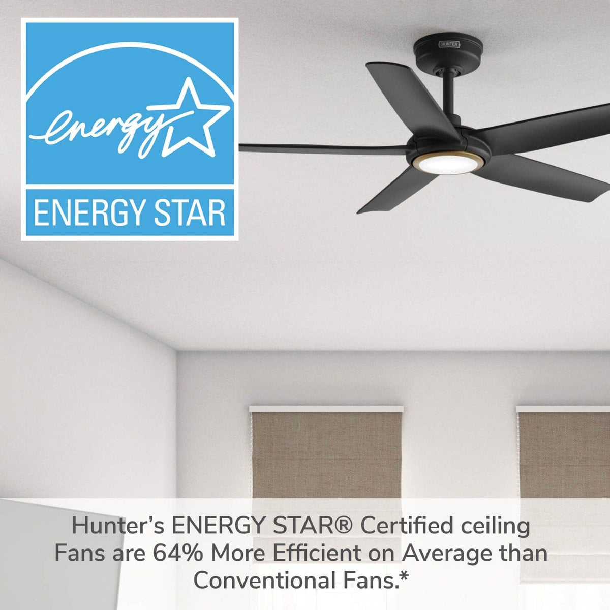 ZenTech 5 Blade Indoor/Outdoor Smart Fan 44in