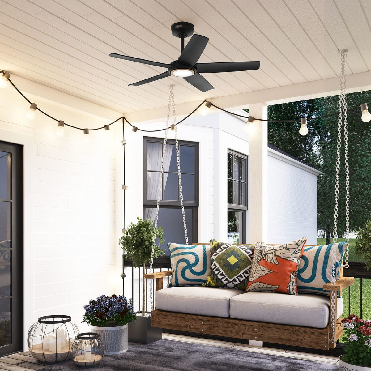 ZenTech 5 Blade Indoor/Outdoor Smart Fan 44in