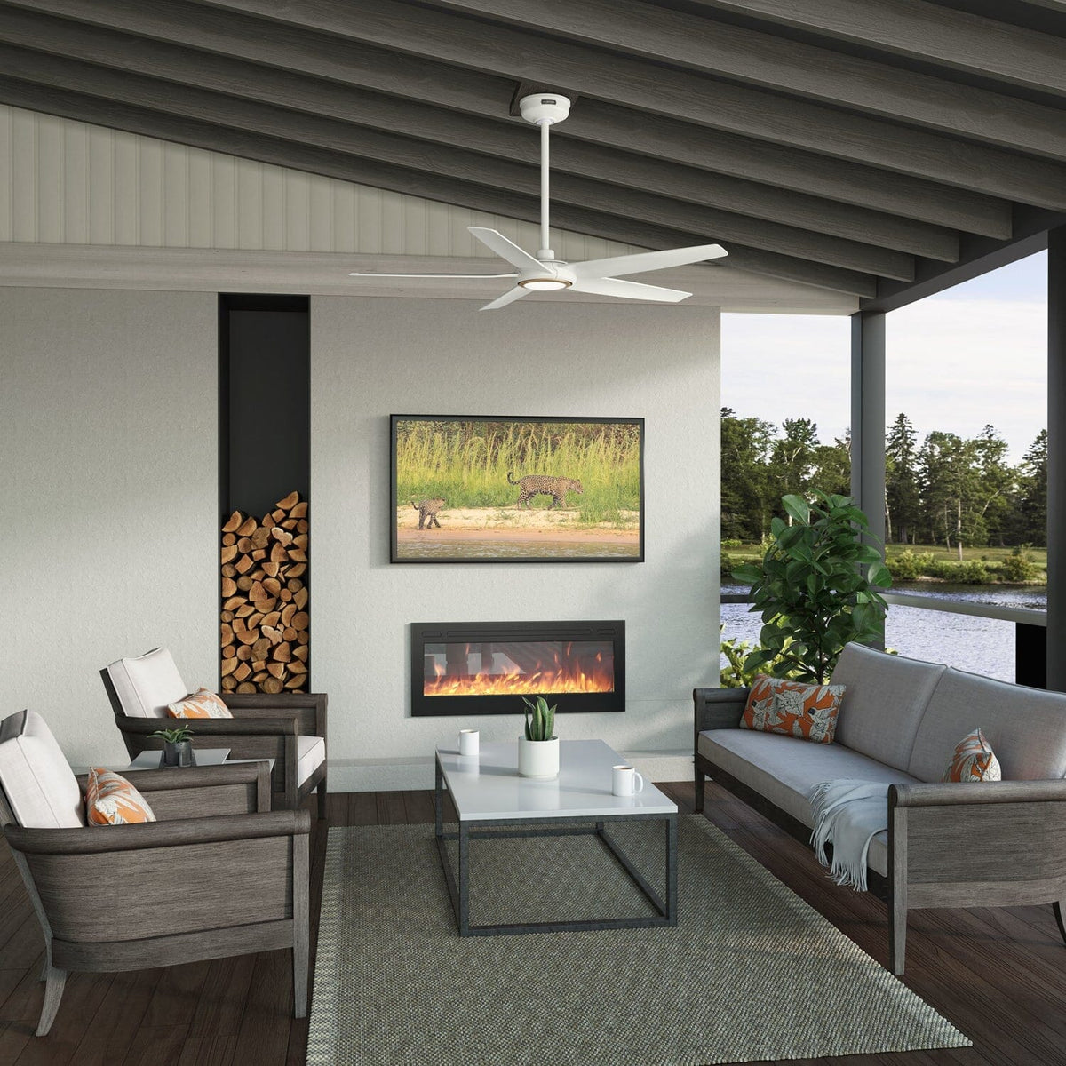 ZenTech 5 Blade Outdoor Smart Fan 52 inch