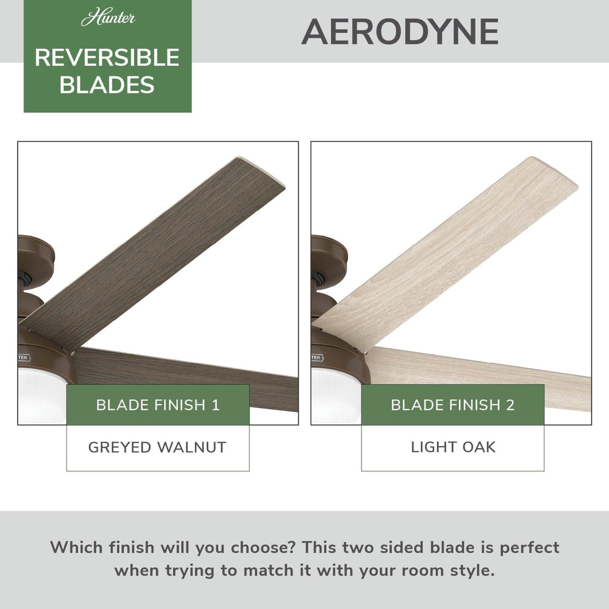 Aerodyne Indoor Smart Fan Energy Star with LED and Reversible Blades and Remote 60 inch
