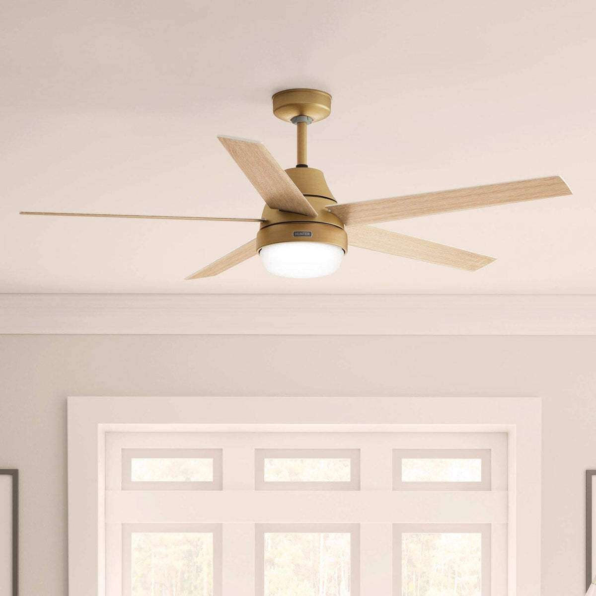Aerodyne Indoor Smart Fan Energy Star with LED and Reversible Blades and Remote 60 inch