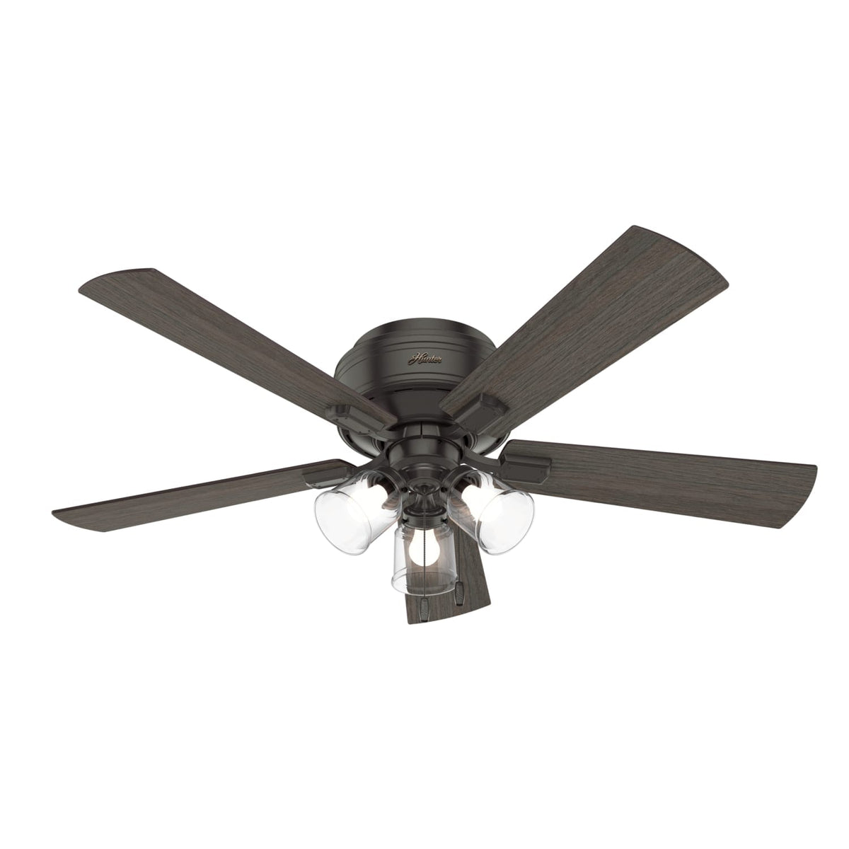 Crestfield Low Profile with 3 LED Lights 52 inch