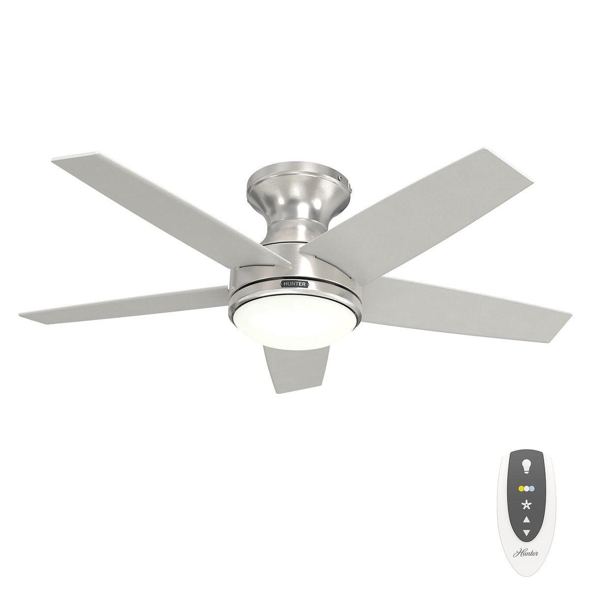 Dreska Indoor Low Profile 44 inch with LED Light and Remote
