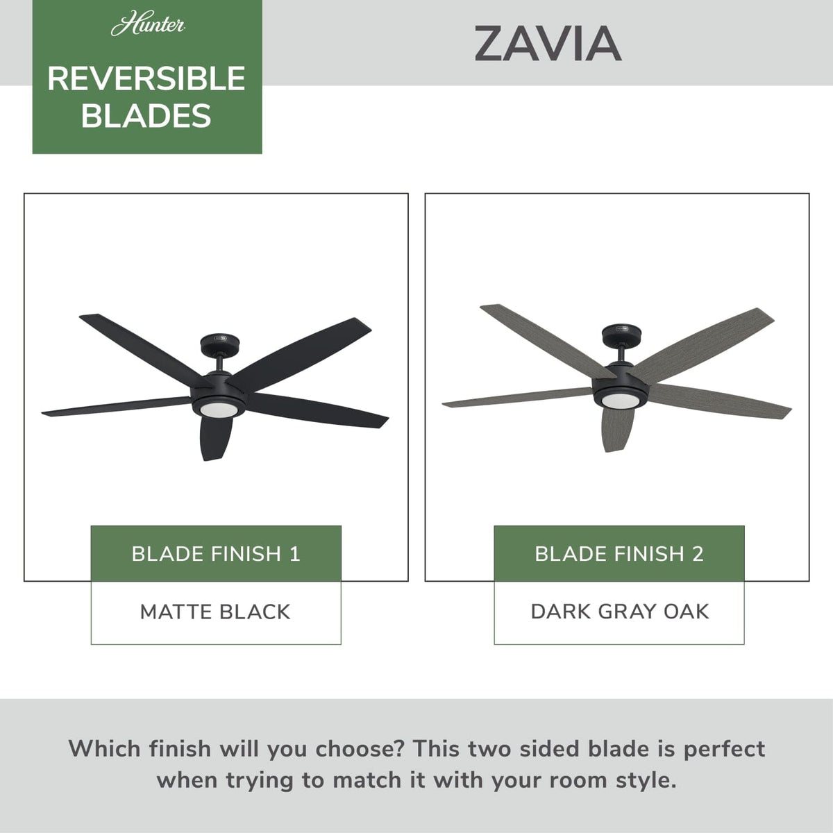 Zavia Indoor Smart with LED Light 60 inch with Remote