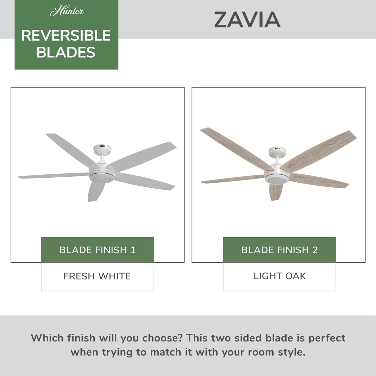 Zavia Indoor Smart with LED Light 60 inch with Remote