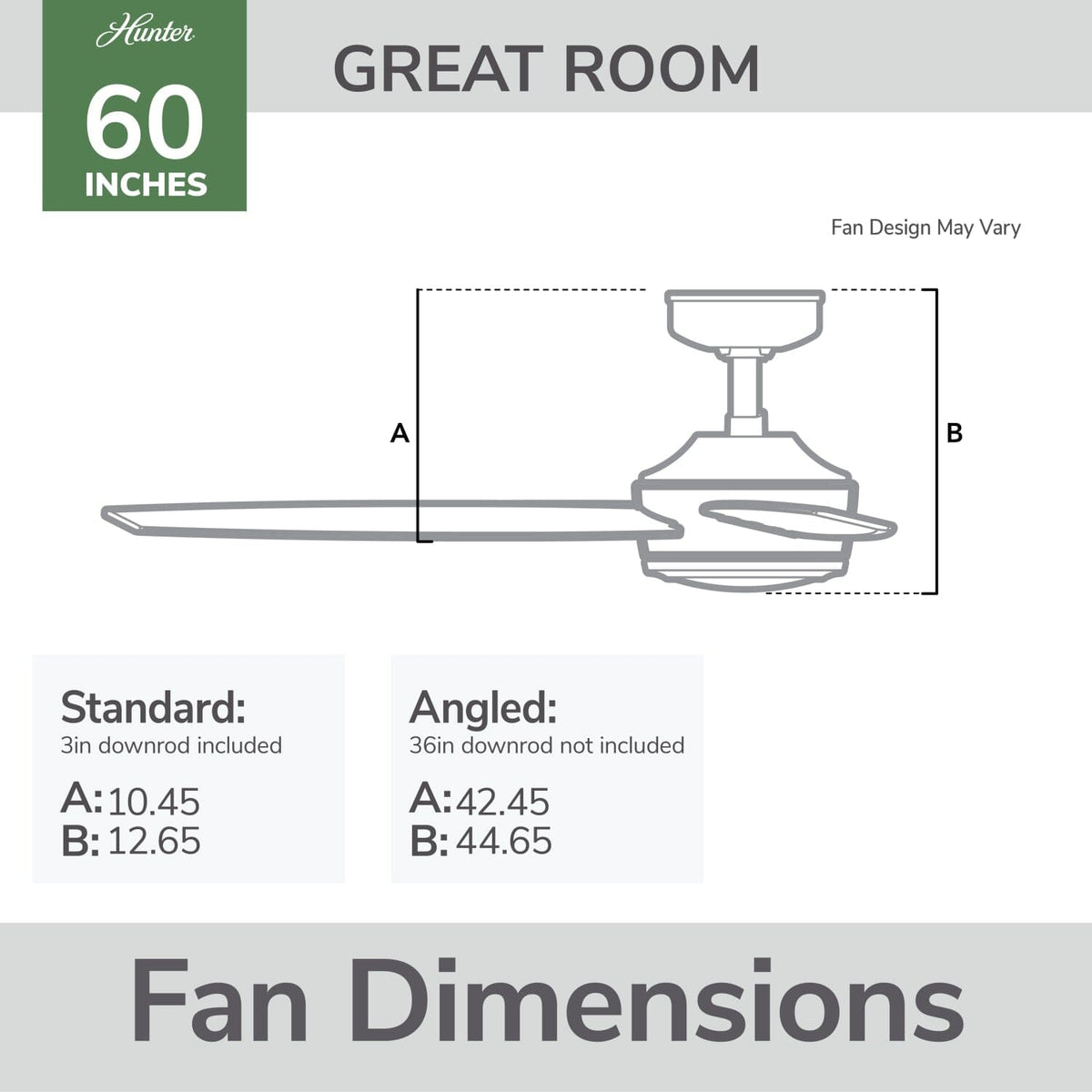 Zavia Indoor Smart with LED Light 60 inch with Remote