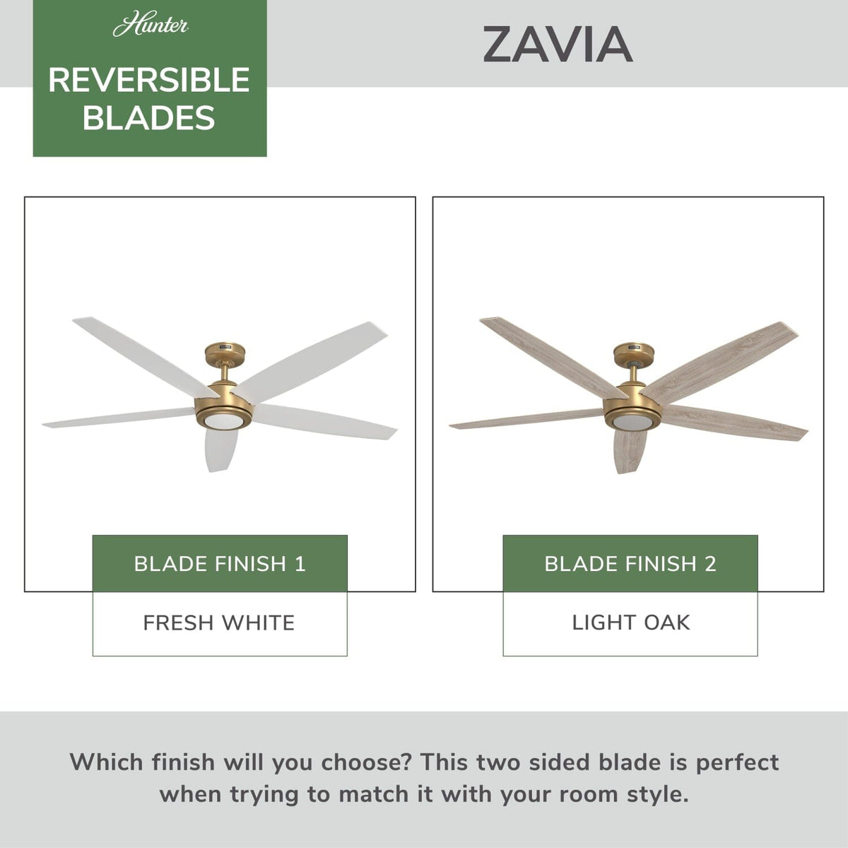 Zavia Indoor Smart with LED Light 60 inch with Remote