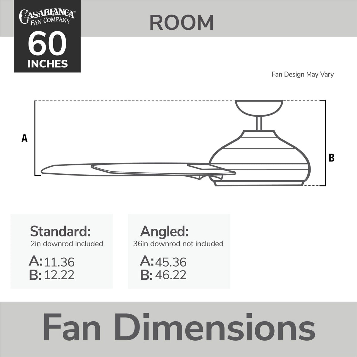 Stingray Outdoor ENERGY STAR DC with LED Light 60 inch with remote