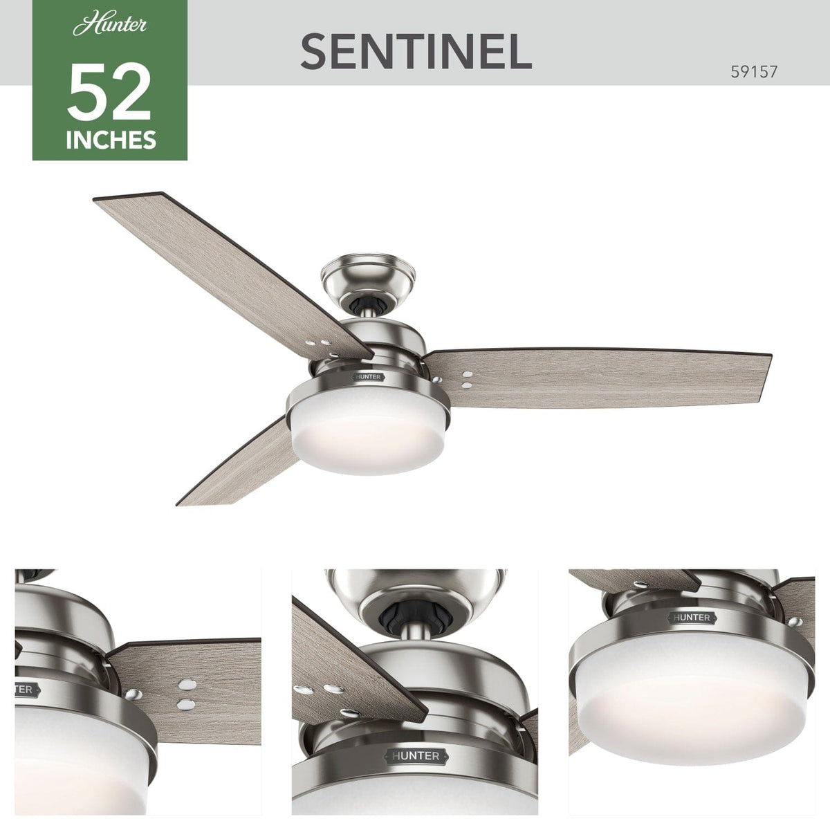 Sentinel with LED Light 52 inch