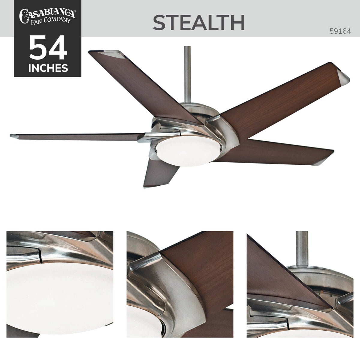 Stealth DC with LED Light 54 inch