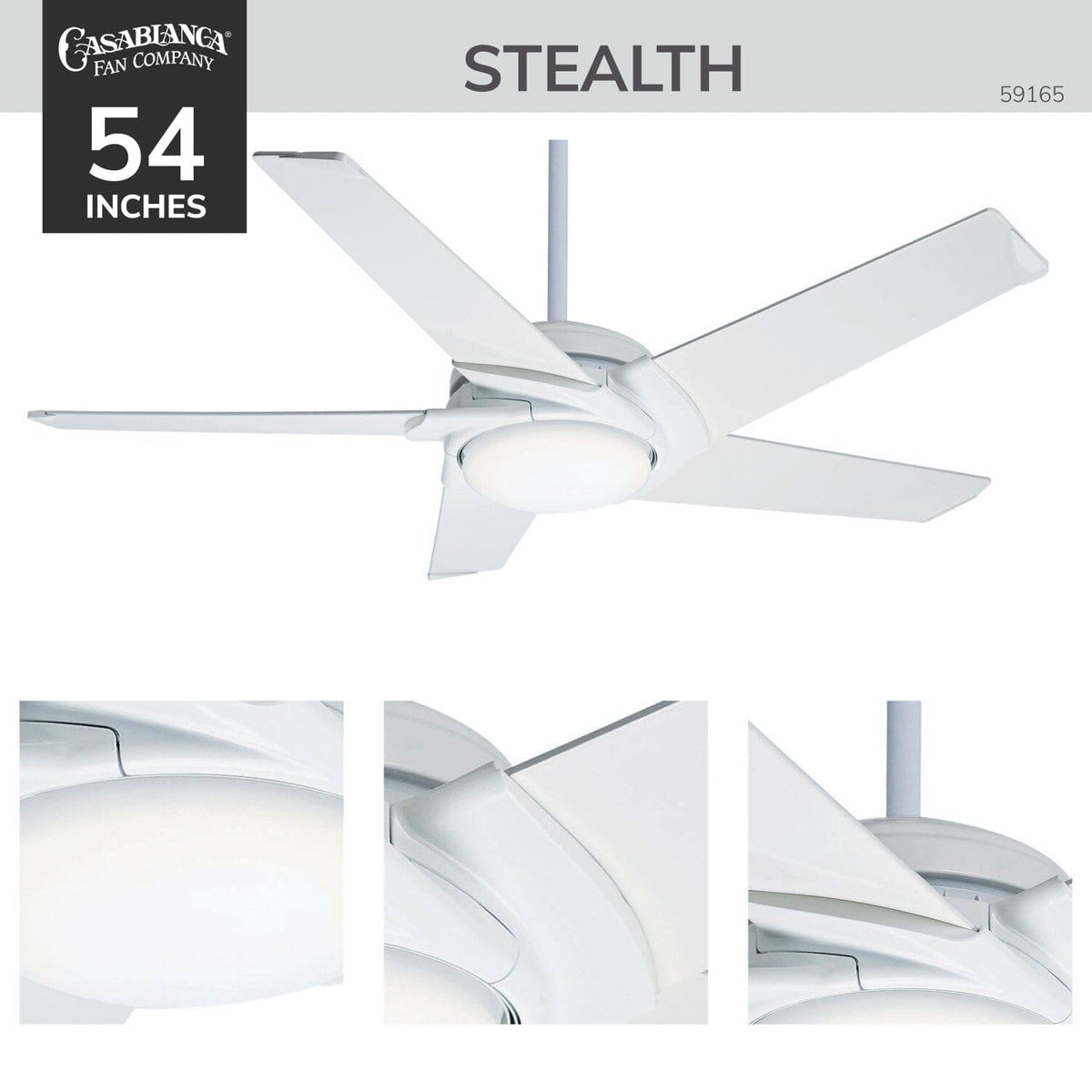 Stealth DC with LED Light 54 inch