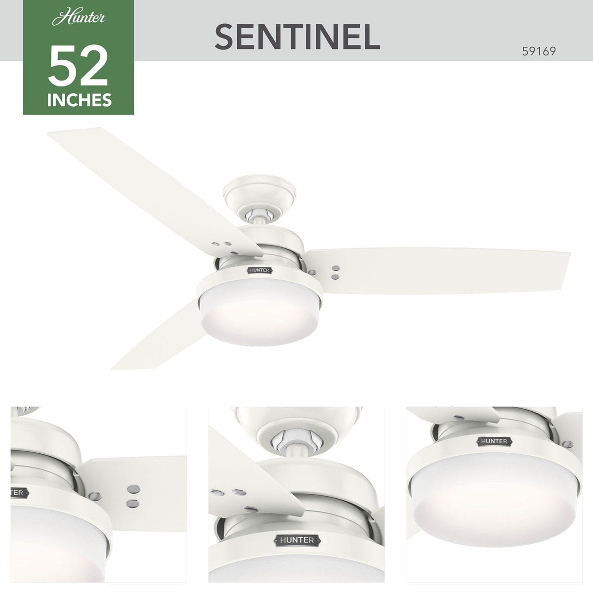 Sentinel with LED Light 52 inch