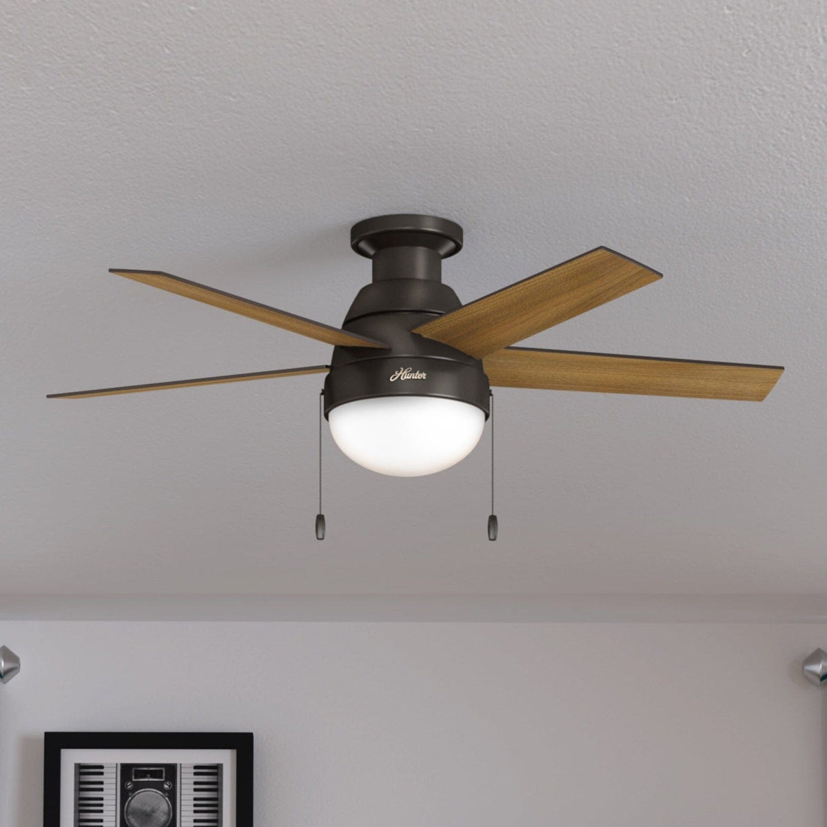 Anslee Low Profile with LED Light 46 inch