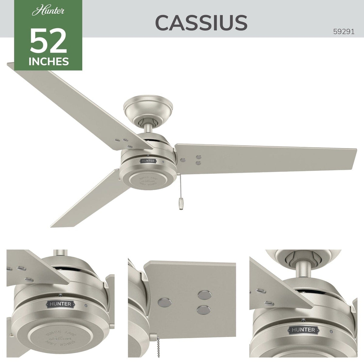 Cassius Outdoor 52 inch