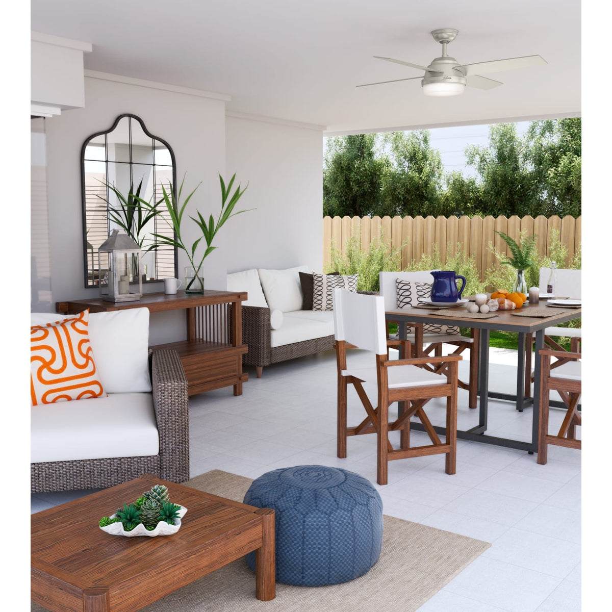 Dempsey Outdoor with Light 52 inch