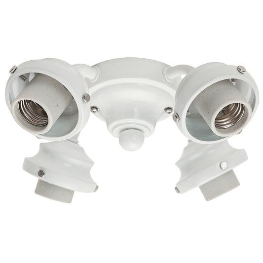 Four-Light White Fitter - 99145