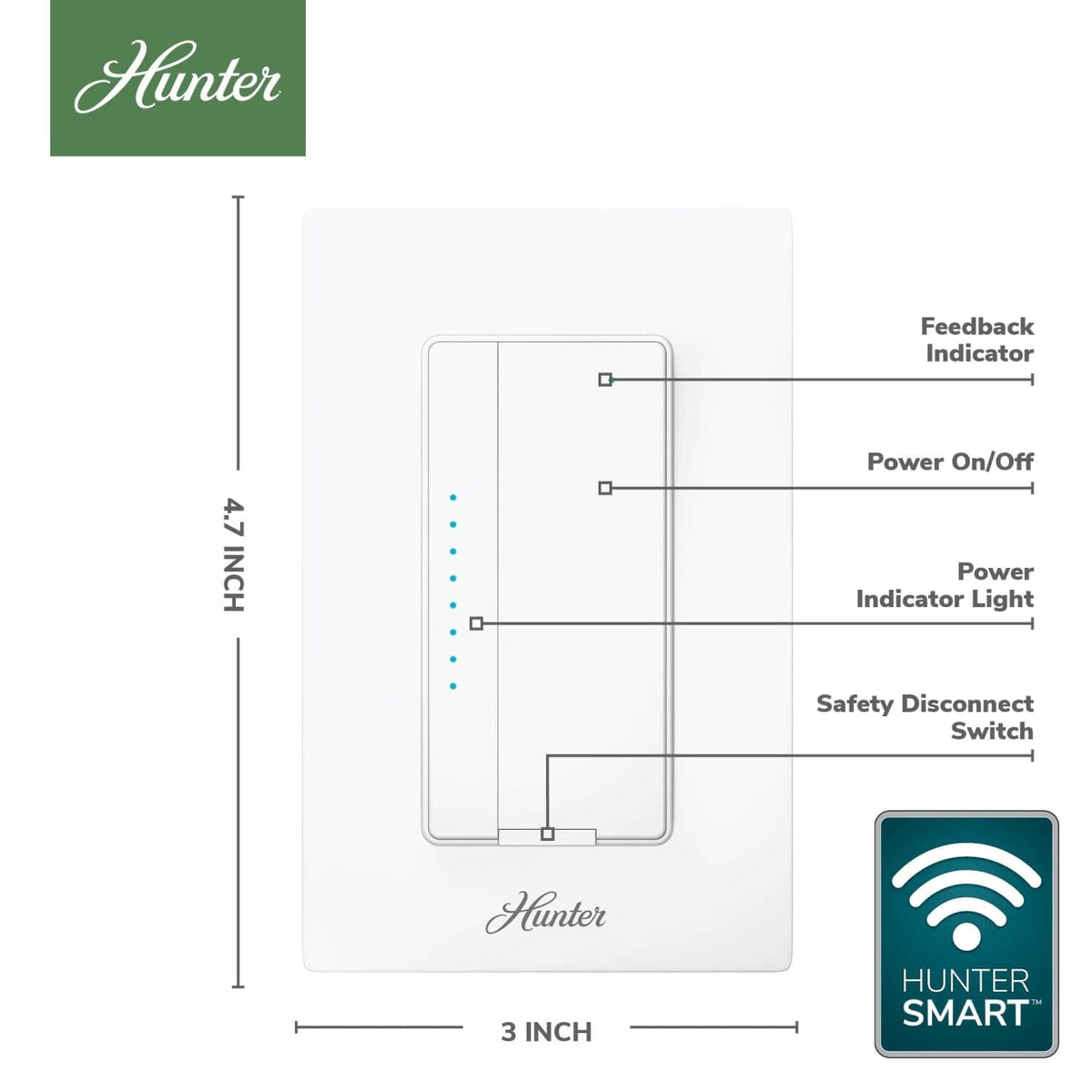 HunterSMART Dimmer Switch - 99984