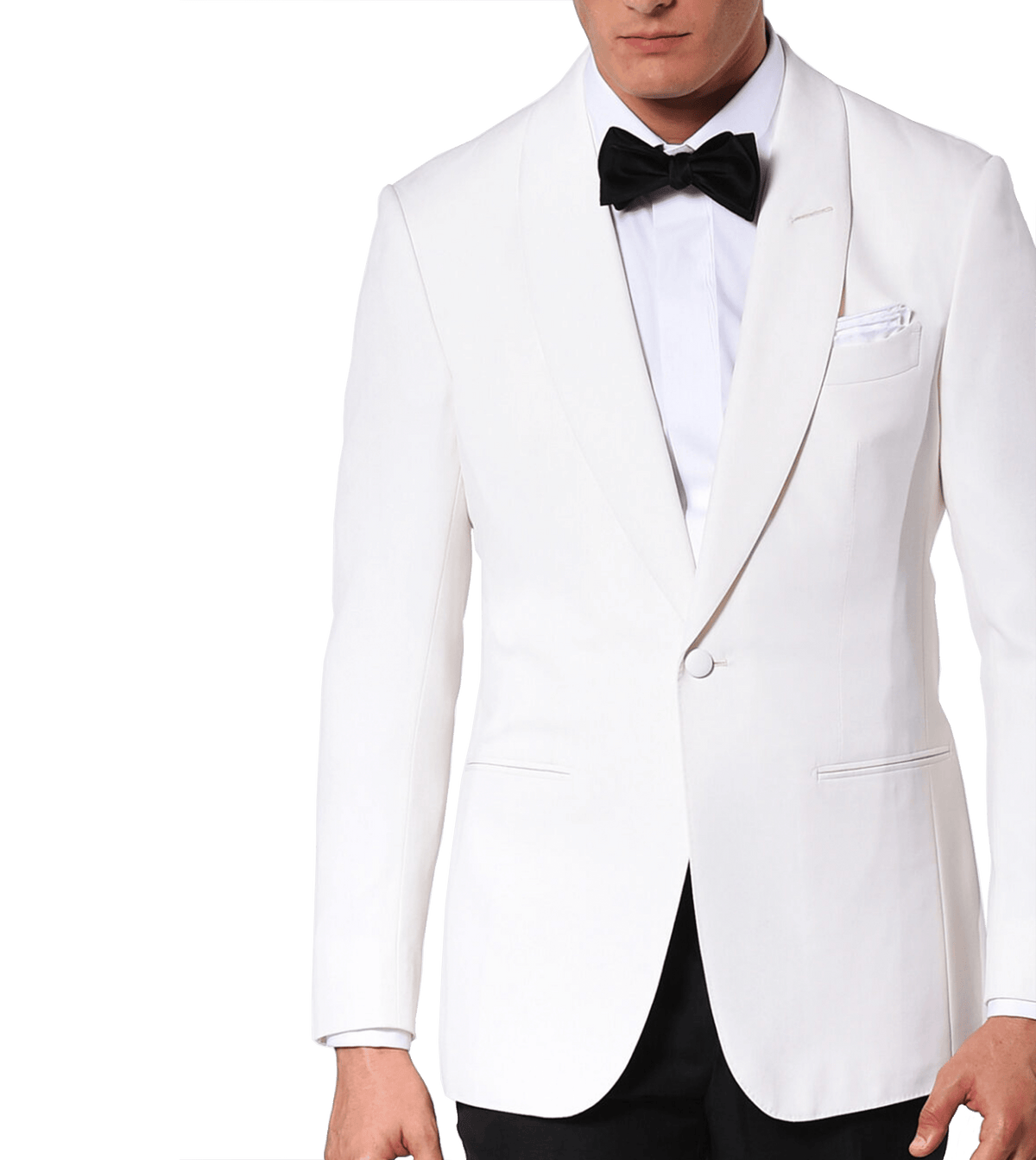 (product) Ivory Barathea Classic Bespoke Dinner Jacket - custom suits nyc bespoke tailor midtown, noho