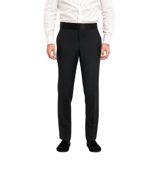 MAB-Black-Wool-Tuxedo-Pant-In-Stock - custom suits nyc bespoke tailor midtown, noho