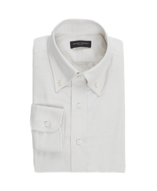 Michael-Andrews-Brushed-Oxford-Cloth-Button-Down - custom suits nyc bespoke tailor midtown, noho