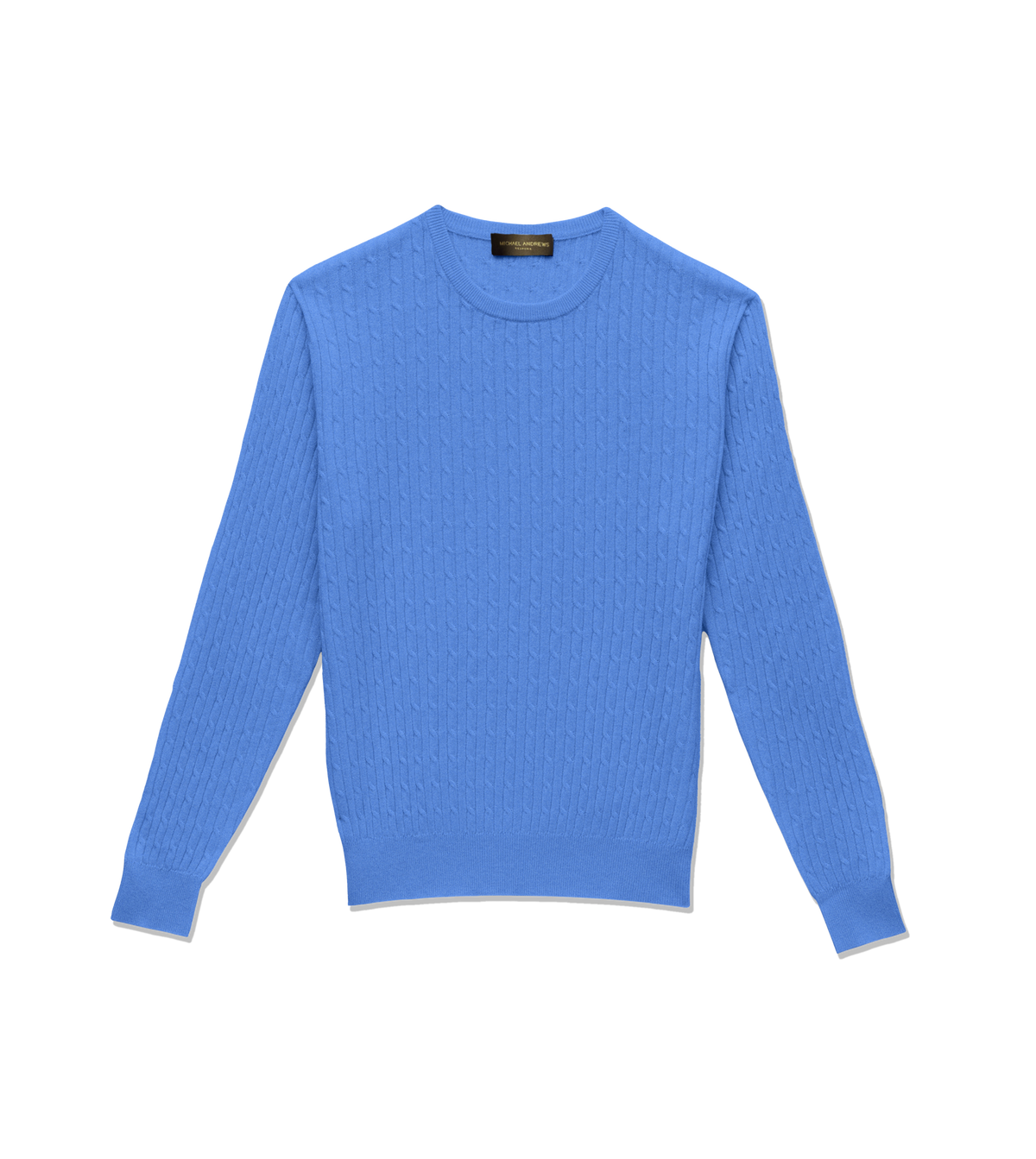 Celeste Cable Knit Crew Neck Sweater - custom suits nyc bespoke tailor midtown, noho
