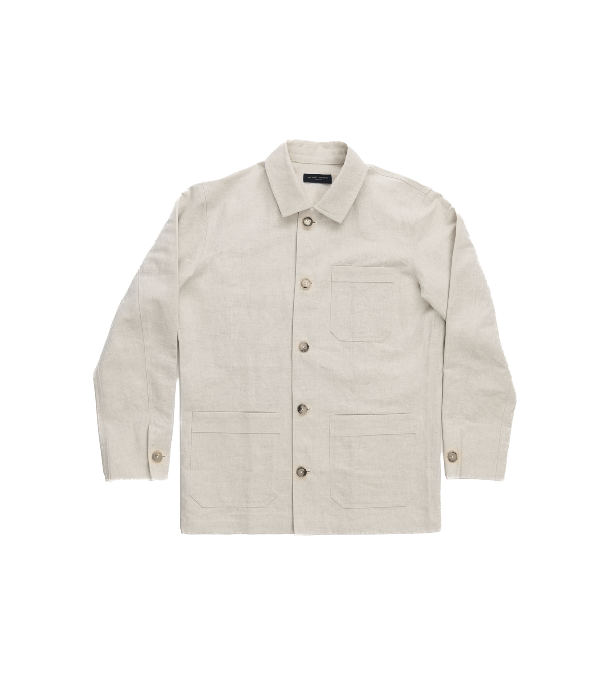 Michael Andrews Bespoke Canvas Linen Chore Coat - custom suits nyc bespoke tailor midtown, noho