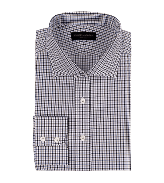 Michael-Andrews-Charcoal-Tattersall-Spread-Collar-Shirt.png - custom suits nyc bespoke tailor midtown, noho