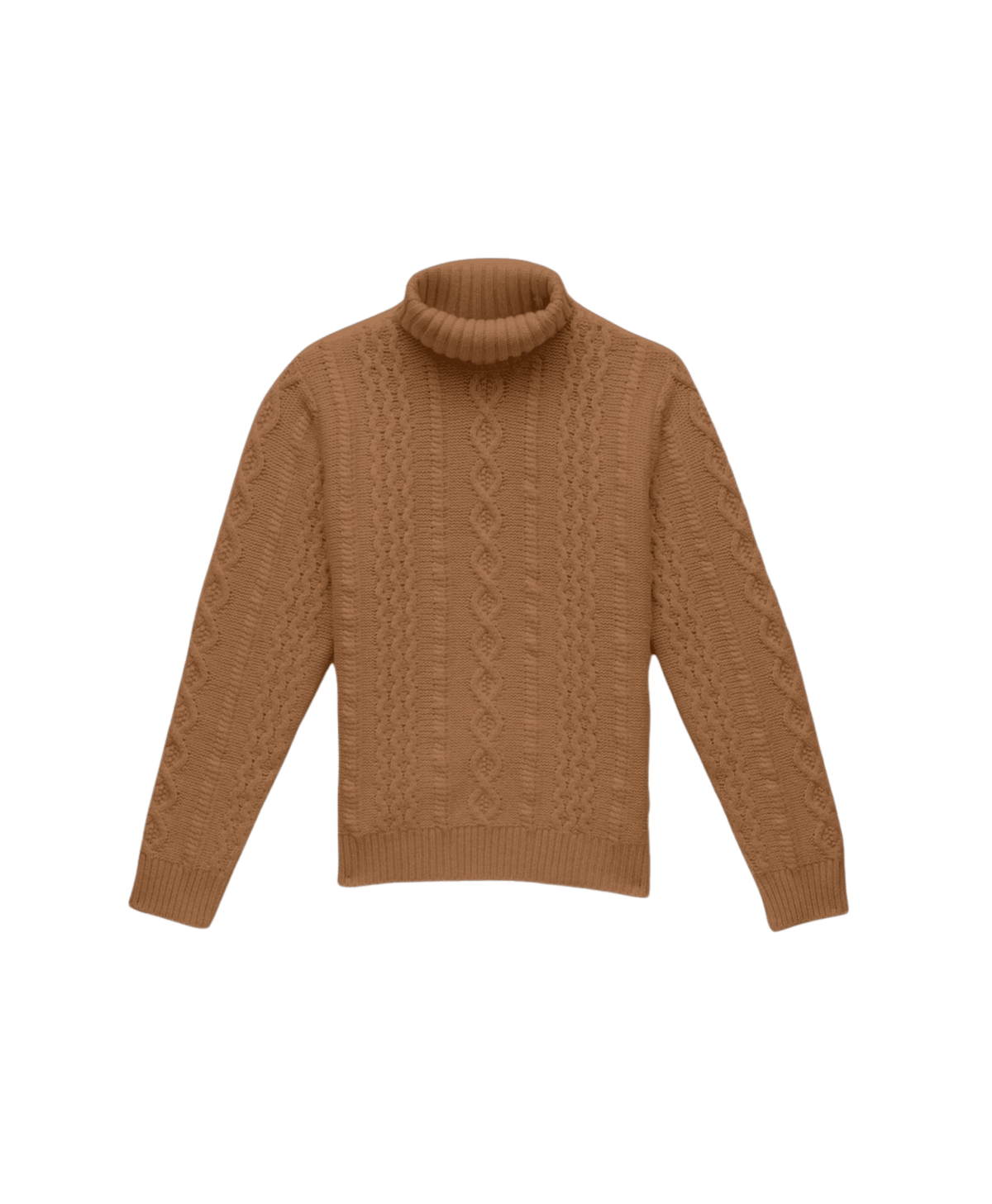 Michael-Andrews-Merino-Wool-Fisherman-Turtleneck-in-Dark-Camel - custom suits nyc bespoke tailor midtown, noho