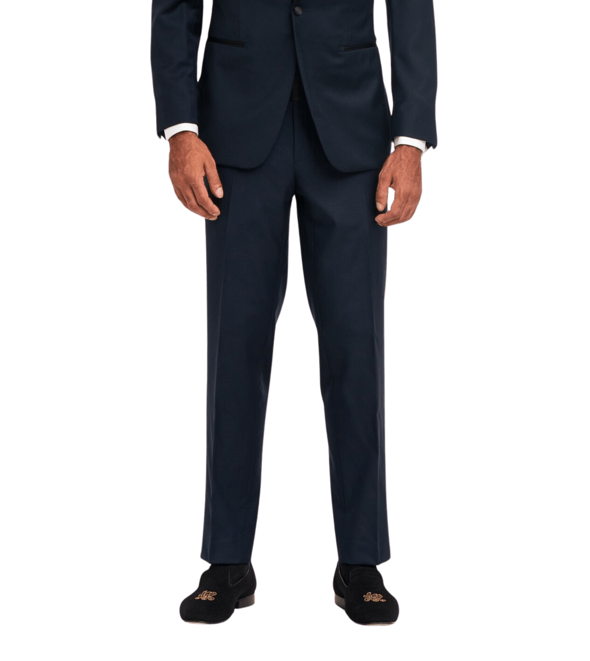 Michael-Andrews-Midnight-Blue-Wool-Tuxedo-Pants - custom suits nyc bespoke tailor midtown, noho