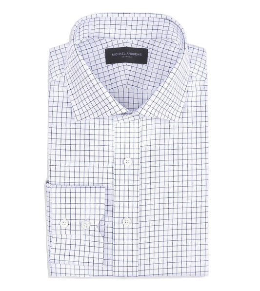 Michael-Andrews-Navy-Royal-Oxford-Check-Spread-Collar-Shirt.png - custom suits nyc bespoke tailor midtown, noho