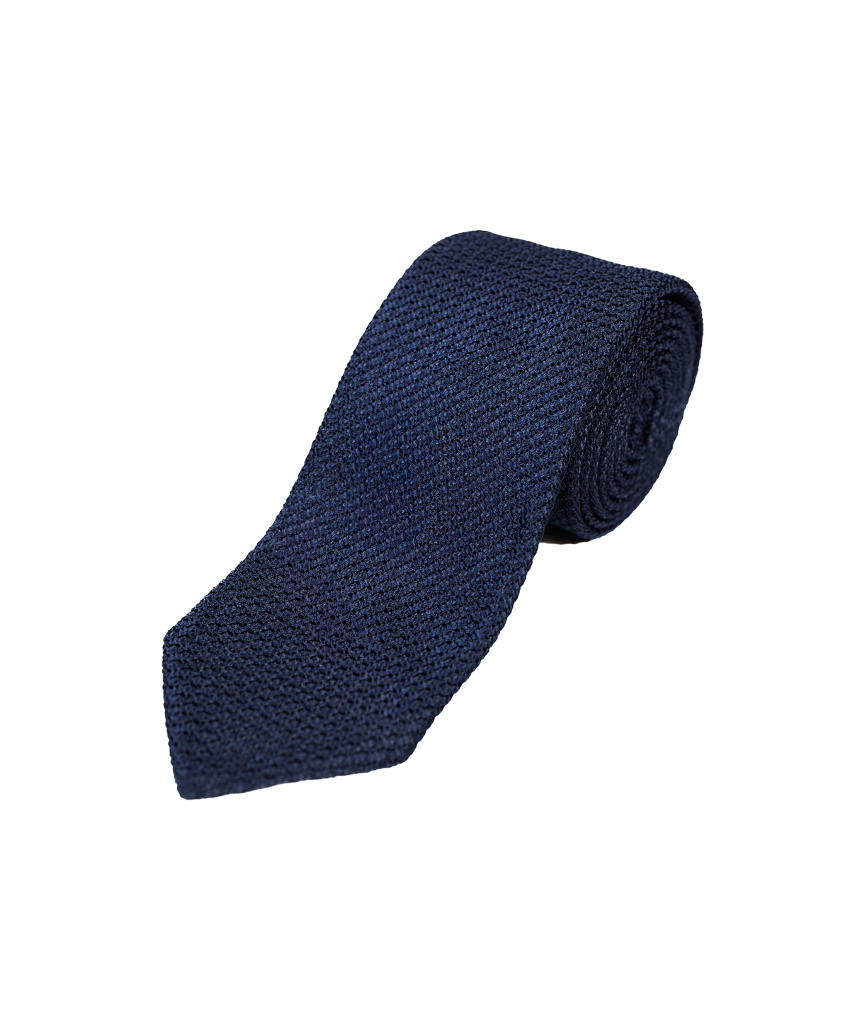 Michael Andrews Navy Blue Knit Tie - custom suits nyc bespoke tailor midtown, noho