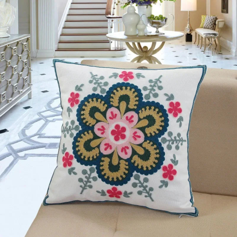 Afralia™ Embroidery Body Pillow: Nordic Comfort for Home & Office