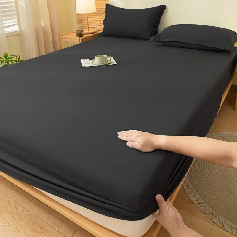 Afralia™ Winter Fitted Sheet: Soft & Cozy Full Bed Cover Set, 150/160/180x200cm