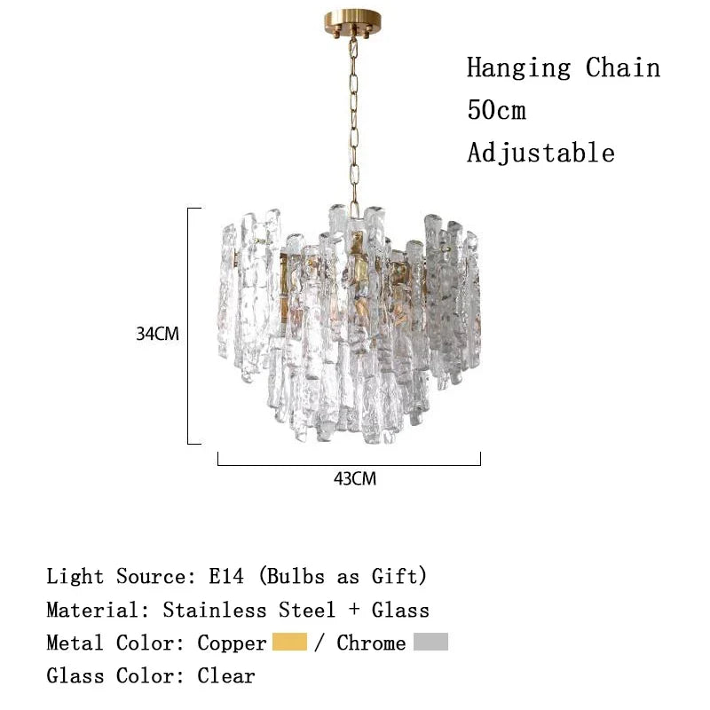Afralia™ Designer Glass Pendant Lighting | Modern LED Hanging Fixture for Dining Room