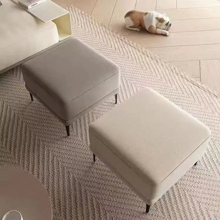 Afralia™ Nordic Luxury Sofa Pedal Stool, Stylish Living Room Ottoman Bed Stool
