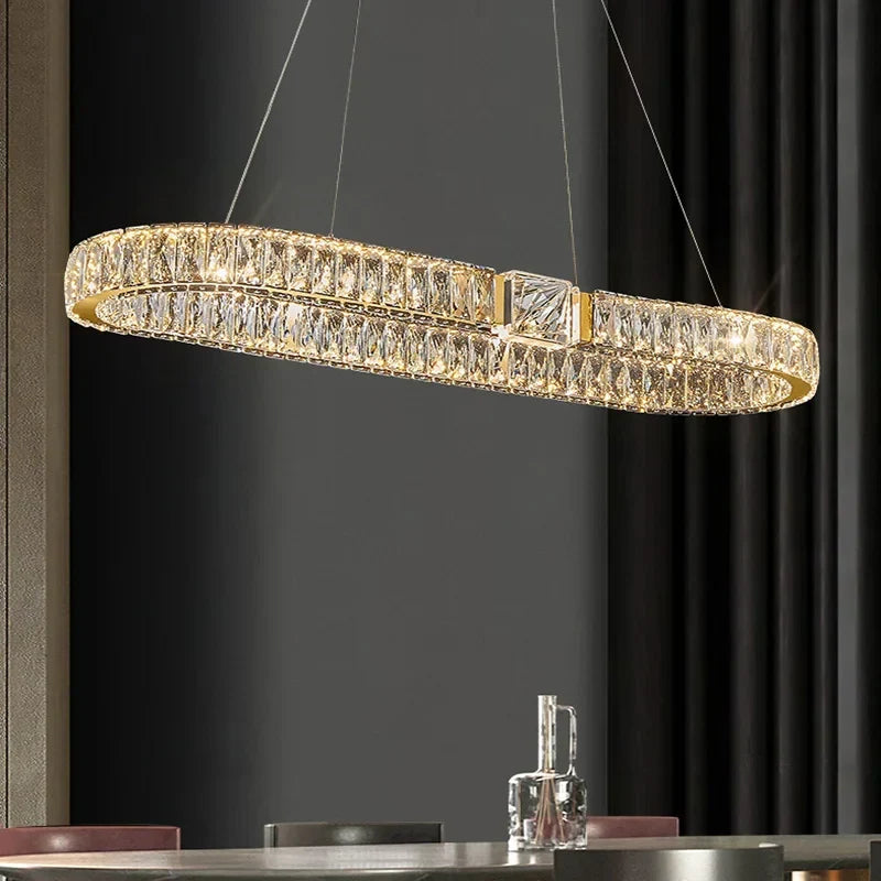 Afralia™ Crystal Chandeliers: Modern Luxury Lighting for Home Villa Living Dining Room Decor