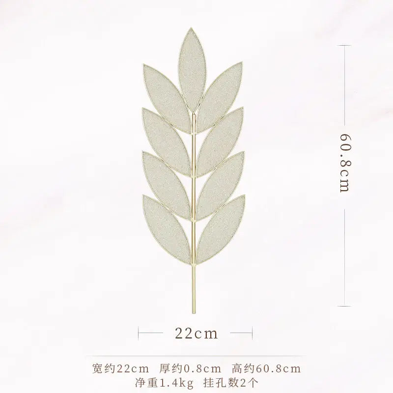 Afralia™ Light Luxury Iron Wall Decoration for Living Room Entrance